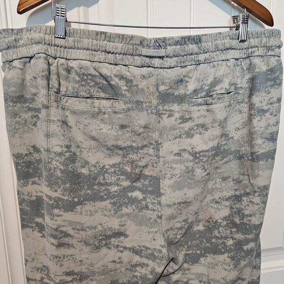 Athleta Farallon Space Dye Jogger Women Size 2X Gray Camo Relaxed Casual Utility - Picture 6 of 9
